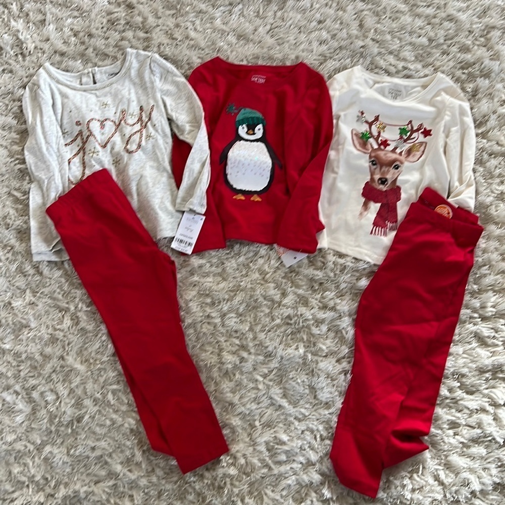 NWT Holiday Girls Bundle ❤️💚